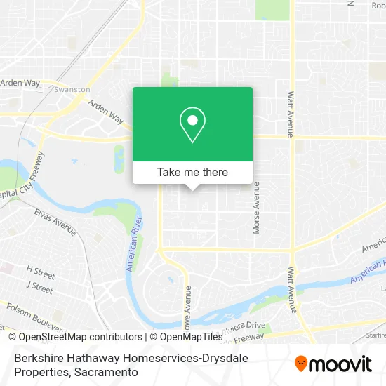 Berkshire Hathaway Homeservices-Drysdale Properties map