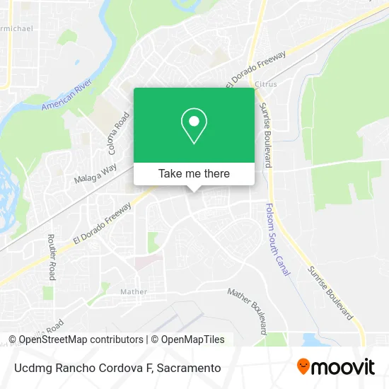 Ucdmg Rancho Cordova F map