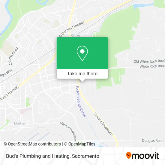 Bud's Plumbing and Heating map