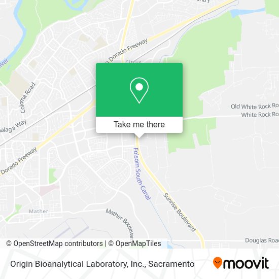 Origin Bioanalytical Laboratory, Inc. map