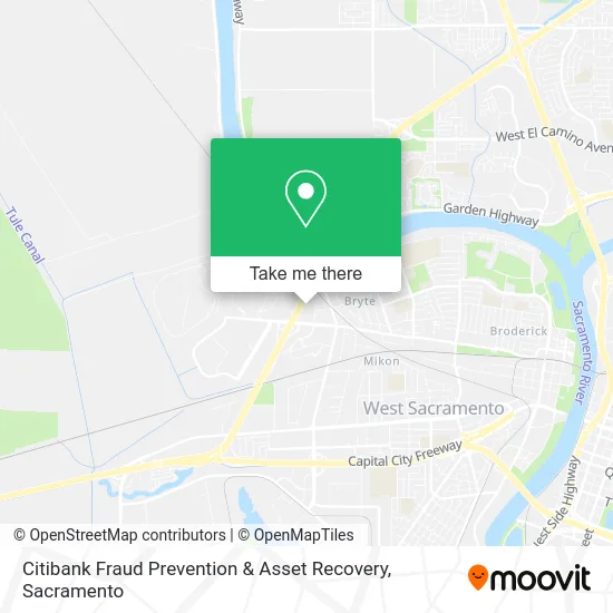 Mapa de Citibank Fraud Prevention & Asset Recovery