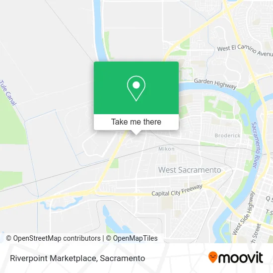 Mapa de Riverpoint Marketplace