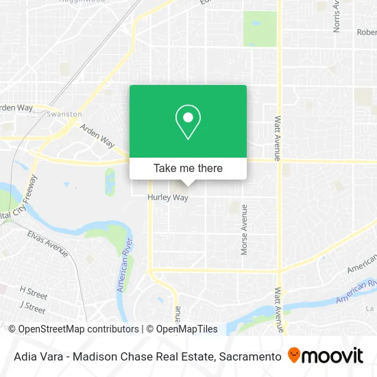 Mapa de Adia Vara - Madison Chase Real Estate