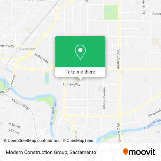 Modern Construction Group map
