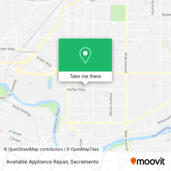 Available Appliance Repair map