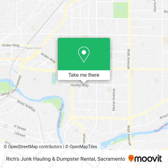 Rich's Junk Hauling & Dumpster Rental map
