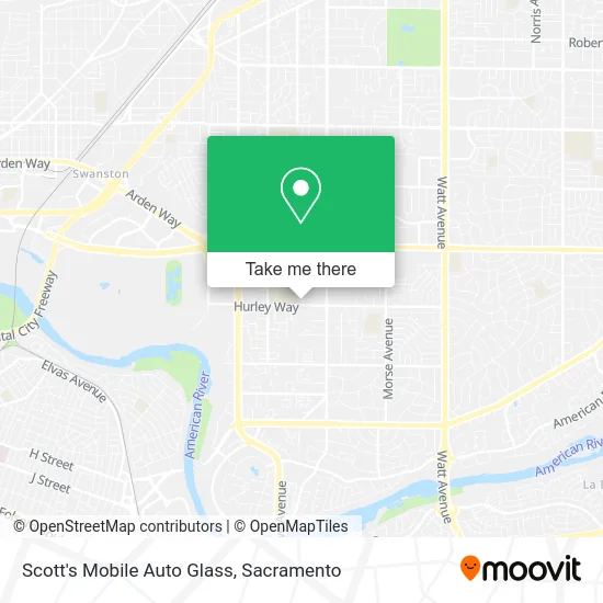 Mapa de Scott's Mobile Auto Glass