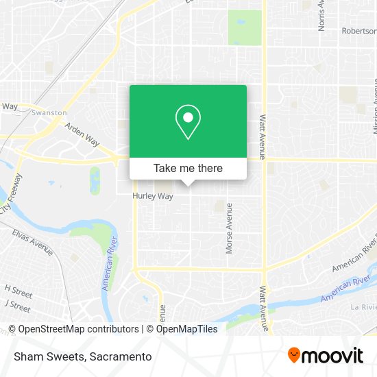 Sham Sweets map
