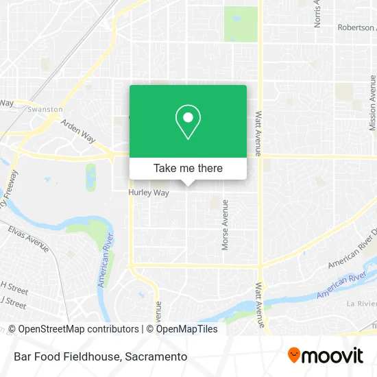 Mapa de Bar Food Fieldhouse