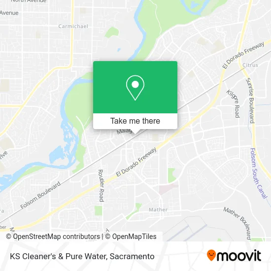 KS Cleaner's & Pure Water map