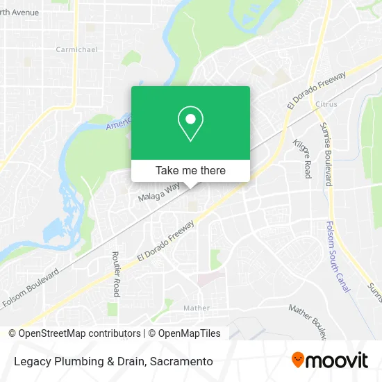Legacy Plumbing & Drain map