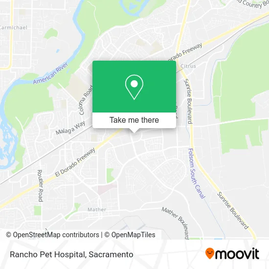 Rancho Pet Hospital map