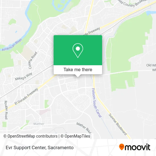 Evr Support Center map