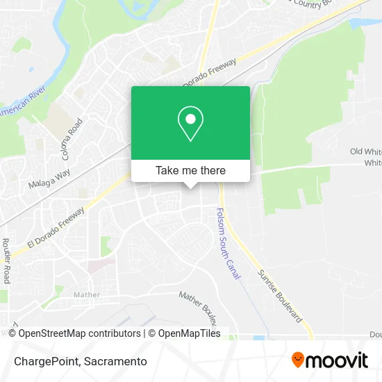 Mapa de ChargePoint