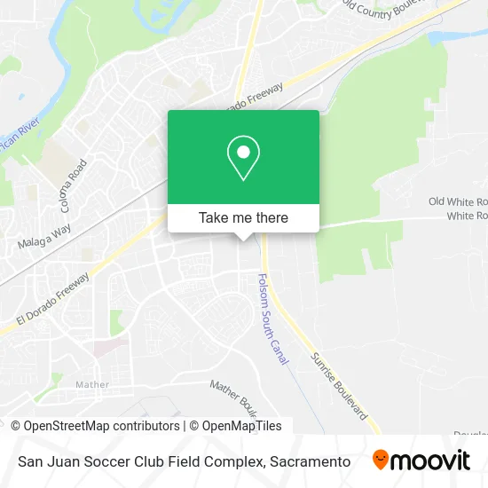 Mapa de San Juan Soccer Club Field Complex
