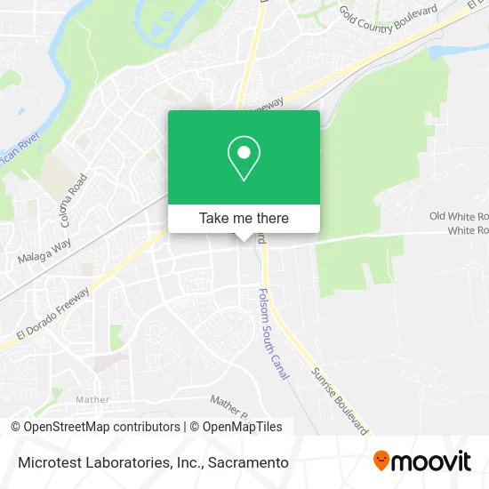 Microtest Laboratories, Inc. map