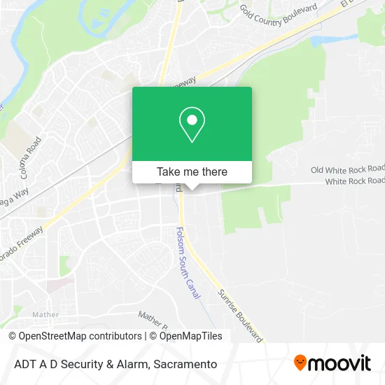 ADT A D Security & Alarm map