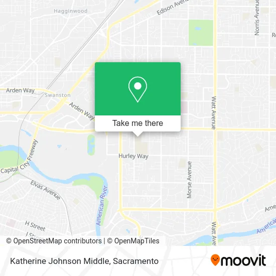 Mapa de Katherine Johnson Middle