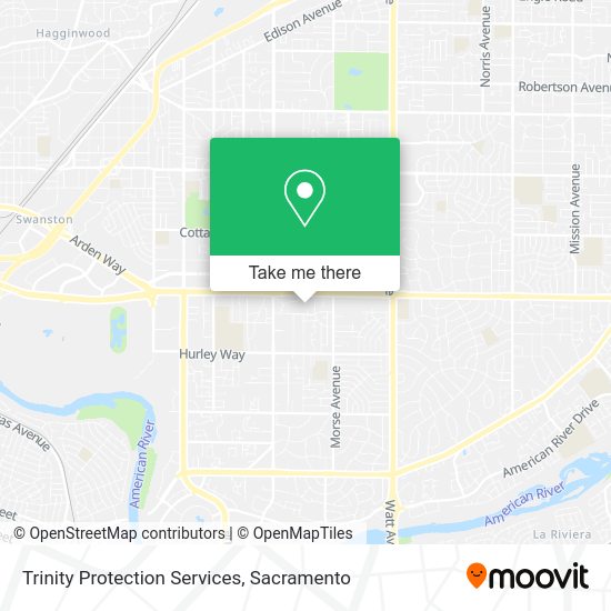 Trinity Protection Services map