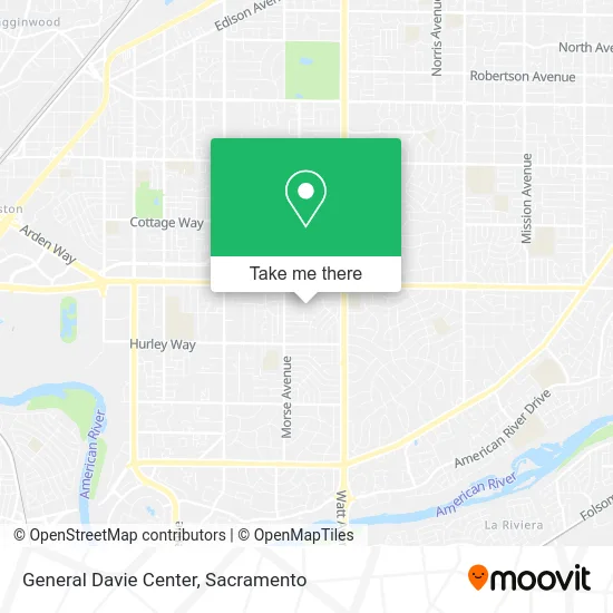 General Davie Center map