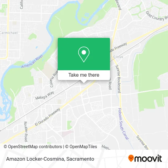 Mapa de Amazon Locker-Cosmina