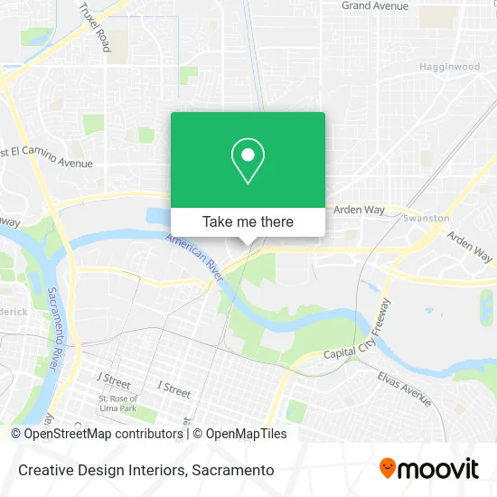 Creative Design Interiors map