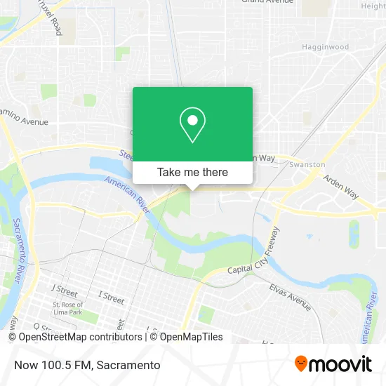 Mapa de Now 100.5 FM