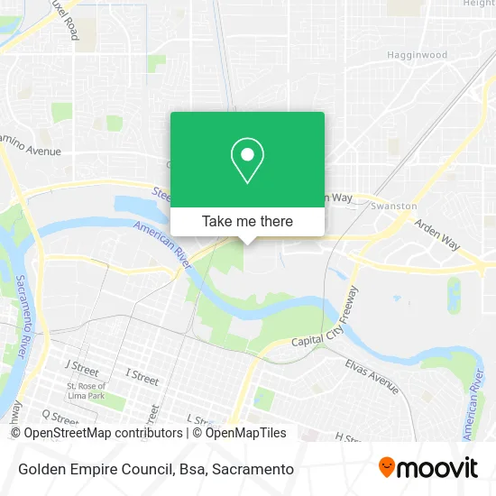 Mapa de Golden Empire Council, Bsa