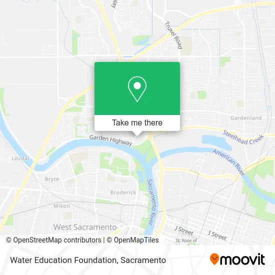 Water Education Foundation map