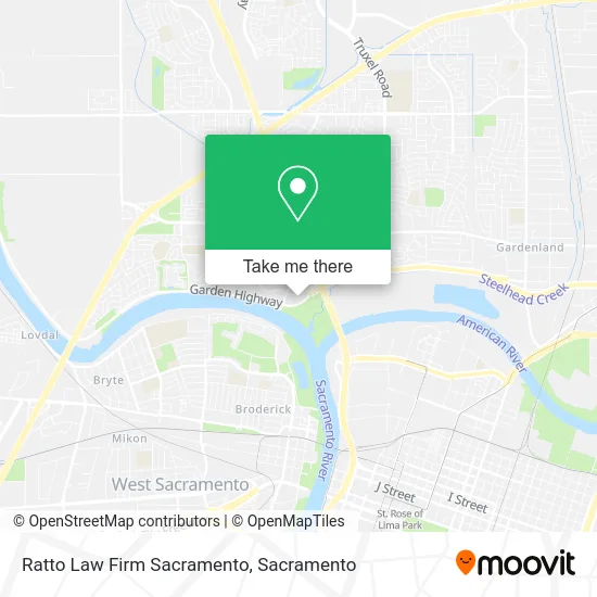Mapa de Ratto Law Firm Sacramento
