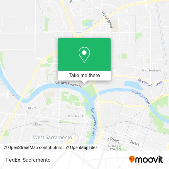 Mapa de FedEx