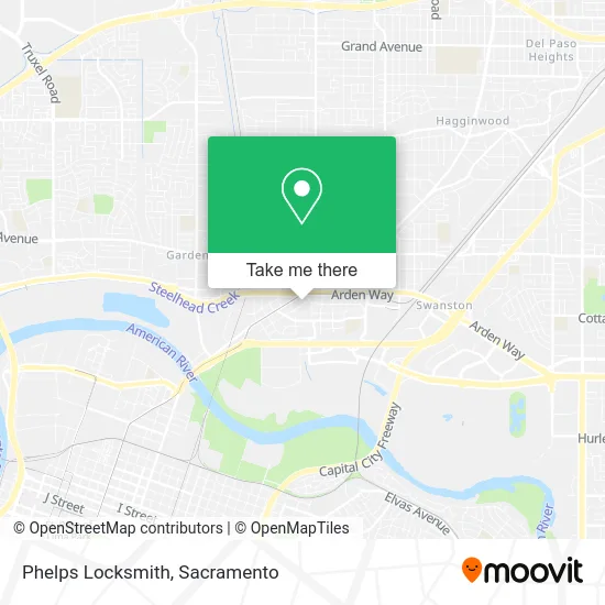 Mapa de Phelps Locksmith