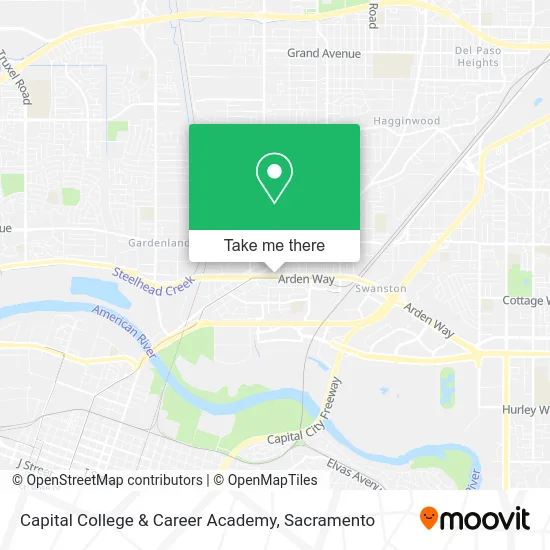 Mapa de Capital College & Career Academy