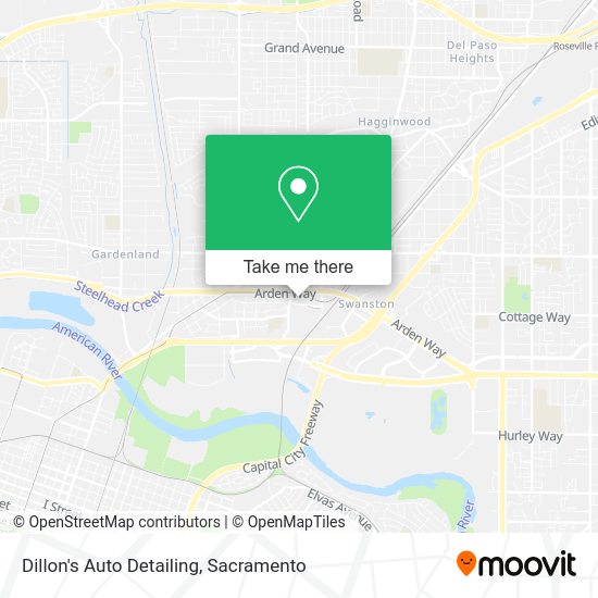 Dillon's Auto Detailing map