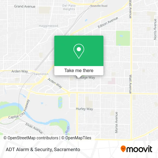ADT Alarm & Security map