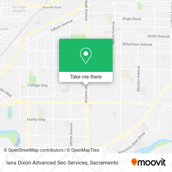 Mapa de Iana Dixon Advanced Seo Services