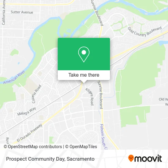 Prospect Community Day map