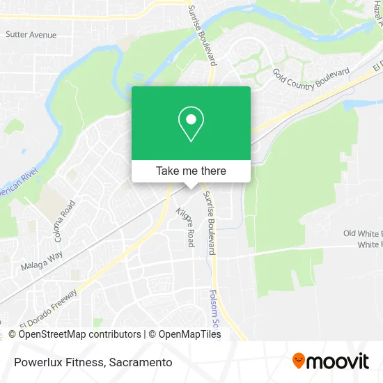 Powerlux Fitness map