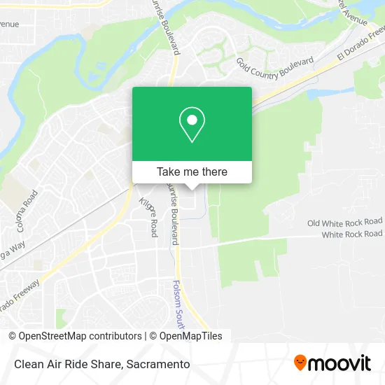 Clean Air Ride Share map