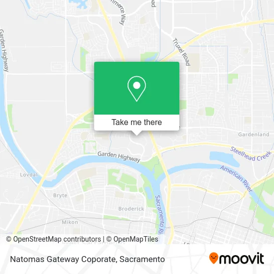 Natomas Gateway Coporate map