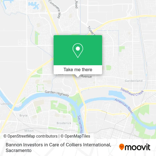 Mapa de Bannon Investors in Care of Colliers International