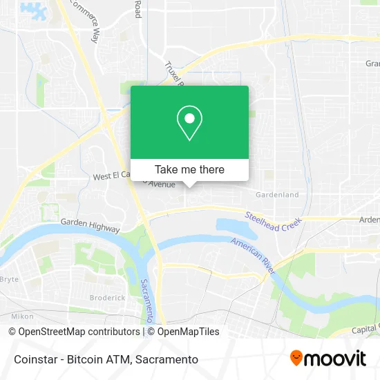 Mapa de Coinstar - Bitcoin ATM
