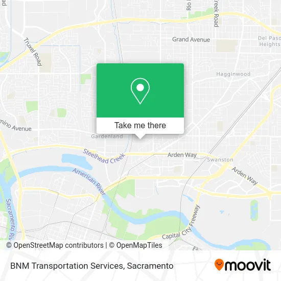 Mapa de BNM Transportation Services