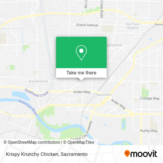 Mapa de Krispy Krunchy Chicken