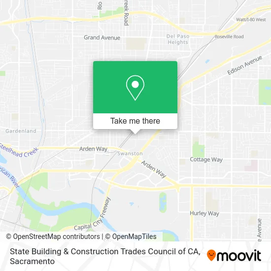 Mapa de State Building & Construction Trades Council of CA