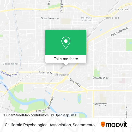 Mapa de California Psychological Association
