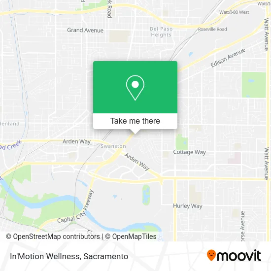 Mapa de In'Motion Wellness