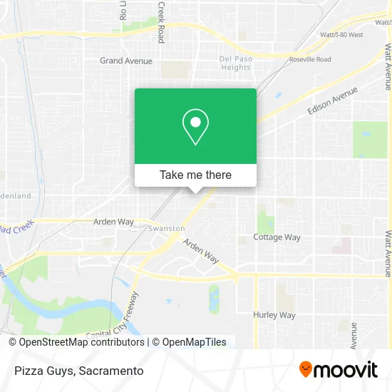 Mapa de Pizza Guys