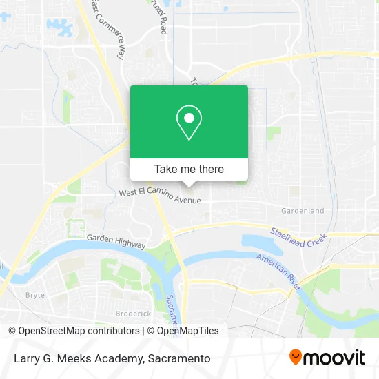 Mapa de Larry G. Meeks Academy