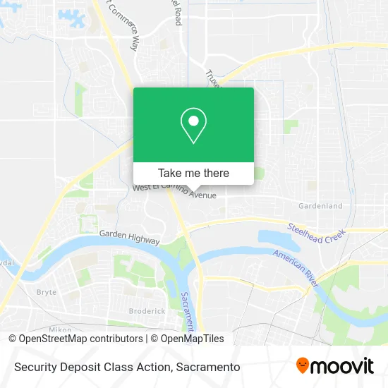 Mapa de Security Deposit Class Action